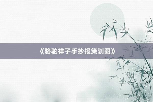 《骆驼祥子手抄报策划图》